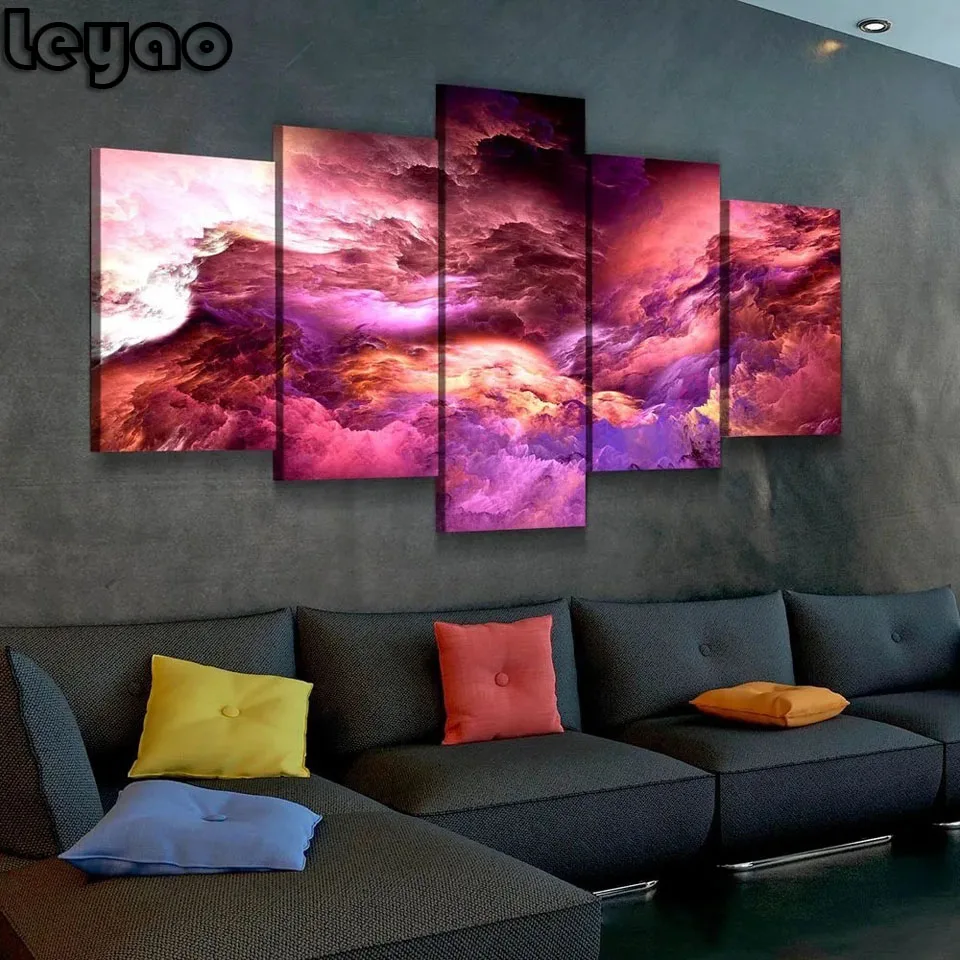 Full Drill 5D Diy Diamond Painting Multi-Picture Pink Clouds Abstract Embroidery Diamond Mosaic Cross Stitch Kit Home Decor 5pcs
Full Drill 5D Diy Diamond Painting Multi-Picture Pink Clouds Abstract Embroidery Diamond Mosaic Cross Stitch Kit Home Decor 5pcs