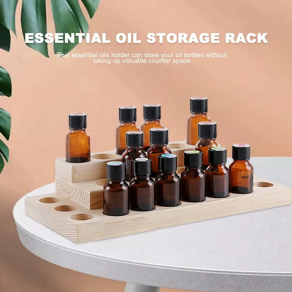 15ml Organizer Display Practical 21 Slots Showing Bamboo Stand Space Saving For Essential Oil Storage Rack Ladder Type Desktop
15ml Organizer Display Practical 21 Slots Showing Bamboo Stand Space Saving For Essential Oil Storage Rack Ladder Type Desktop