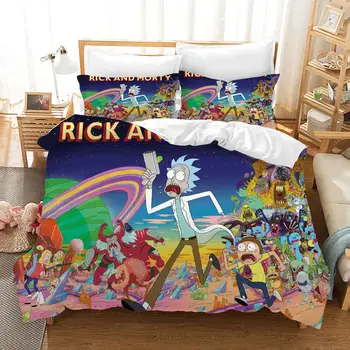 3D Bedding Set Rick and Morty Print Duvet Cover Set Bedcloth with Pillowcase Bed Set Home Textiles Children Kids Adult Gifts
3D Bedding Set Rick and Morty Print Duvet Cover Set Bedcloth with Pillowcase Bed Set Home Textiles Children Kids Adult Gifts