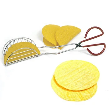 New Taco Shell Maker Press Tortilla Fryer Tongs Plated Steel Kitchen Aidgrainder Tools
New Taco Shell Maker Press Tortilla Fryer Tongs Plated Steel Kitchen Aidgrainder Tools