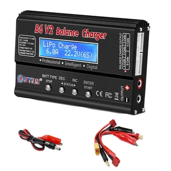 Lipo Charger HTRC IMAX B6V2 RC Charger 80W 6A For LiIon/LiFe/NiCd/NiMH/High/LiHV Battery Charger Discharger 15V6A Of you choose
Lipo Charger HTRC IMAX B6V2 RC Charger 80W 6A For LiIon/LiFe/NiCd/NiMH/High/LiHV Battery Charger Discharger 15V6A Of you choose