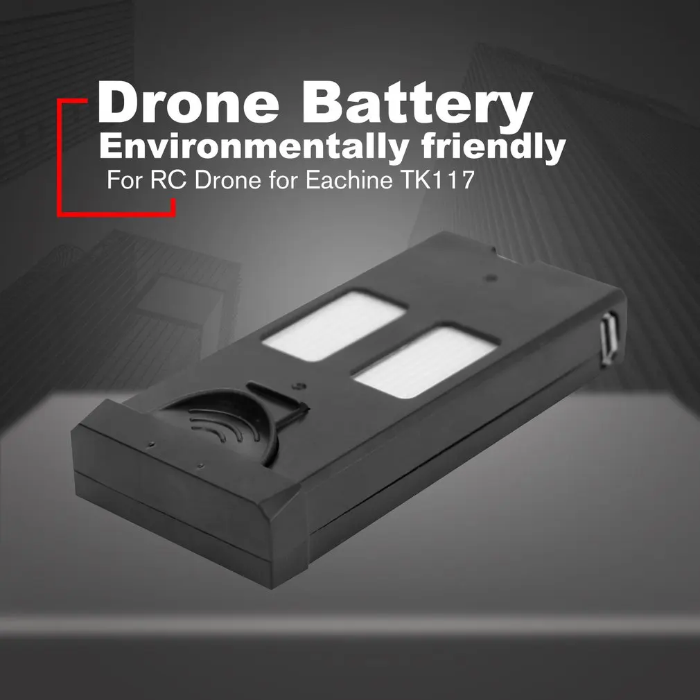 Original Battery 3.7V 1300mAH Lipo For RC Drone for Eachine TK117 Quadcopter Spare Parts Accessories | Электроника