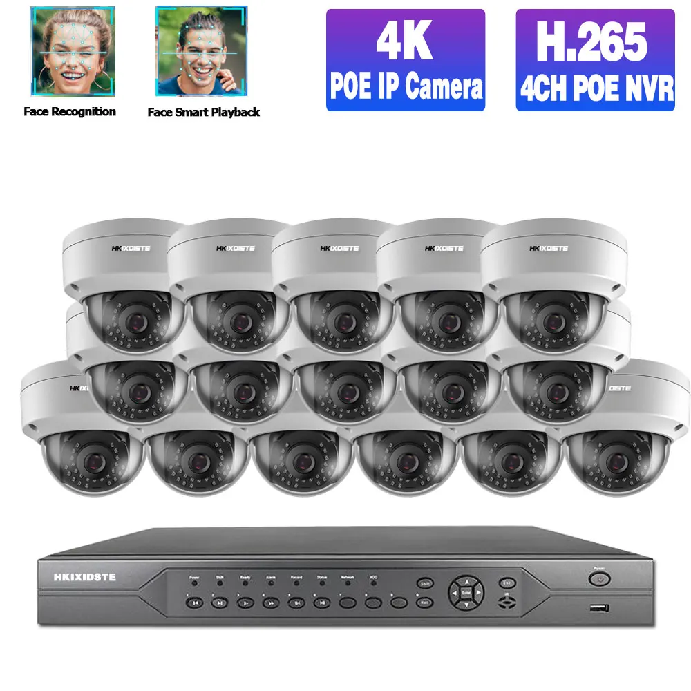 5MP 16 Channel Cctv Cameras 4K 8ch NVR Kit Outdoor CCTV Security Camera System Kit POE IP Dome Camera Video Surveillance Set
5MP 16 Channel Cctv Cameras 4K 8ch NVR Kit Outdoor CCTV Security Camera System Kit POE IP Dome Camera Video Surveillance Set