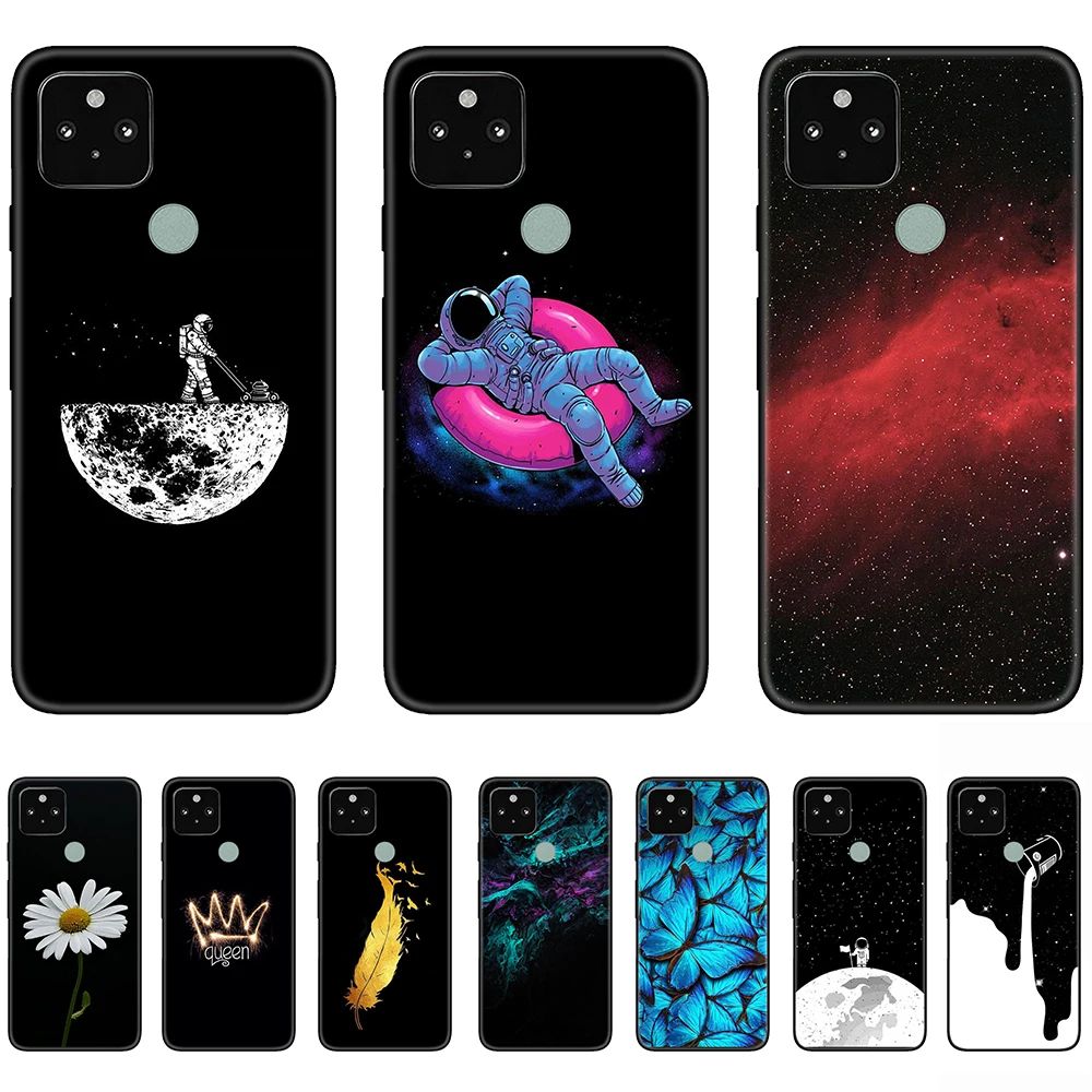 For Google Pixel 5 Case Astronaut Silicon Tpu Soft Black Back Cover 6.0 Inch Dirt-resistant Shockproof Flexible Fitted Case
For Google Pixel 5 Case Astronaut Silicon Tpu Soft Black Back Cover 6.0 Inch Dirt-resistant Shockproof Flexible Fitted Case