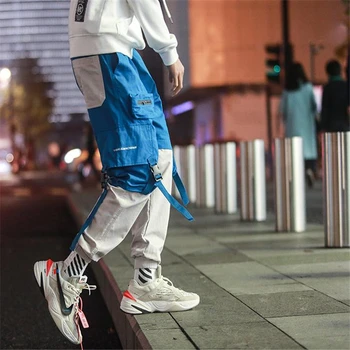 Spring Fashion Week Men Cargo Pants Cotton Polyester Hip Hop Mid Drawsring Pockets Full Length Jogging Trousers
Spring Fashion Week Men Cargo Pants Cotton Polyester Hip Hop Mid Drawsring Pockets Full Length Jogging Trousers