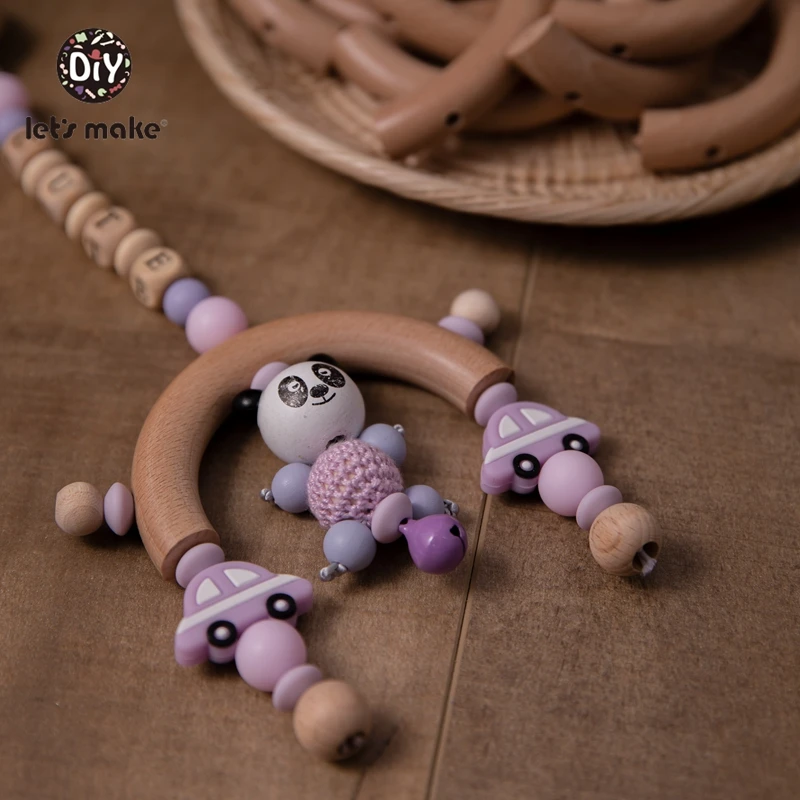 Let's Make 10pcs Baby Teether Wooden Ring Beech Half Ring With Hole 48*96mm Natural Wood Teething DIY Craft Accessories BPA Free Let's Make 10pcs Baby Teether Wooden Ring Beech Half Ring With Hole 48*96mm Natural Wood Teething DIY Craft Accessories BPA Free