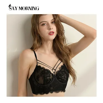 SAY MORNING New Lace Underwear Set Bandage Bra Set Sexy Lace Lingerie Sets Gather Brassiere Embroidery Underwear set
SAY MORNING New Lace Underwear Set Bandage Bra Set Sexy Lace Lingerie Sets Gather Brassiere Embroidery Underwear set