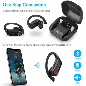 HBQ Q62 TWS Wireless Earbuds Bluetooth 5.0 Earphones Case Charging with Ear Sports Waterproof Dispaly Hook Power Earbuds Y2V8
HBQ Q62 TWS Wireless Earbuds Bluetooth 5.0 Earphones Case Charging with Ear Sports Waterproof Dispaly Hook Power Earbuds Y2V8