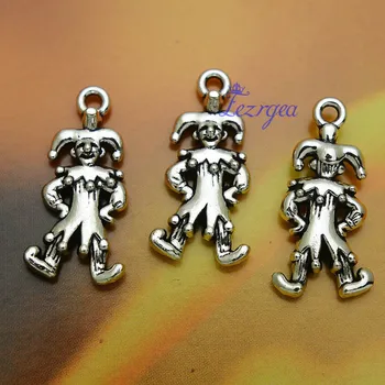 20pcs/lot--25x12mm, Antique silver plated Clown Joker Jester charms,DIY supplies, Jewelry accessories
20pcs/lot--25x12mm, Antique silver plated Clown Joker Jester charms,DIY supplies, Jewelry accessories