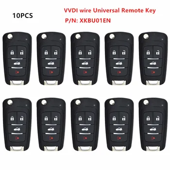 KEYECU 10PCS XHORSE VVDI for Buick Type Wire Universal Remote Control Key With 3+1/ 4 Buttons – FOB for VVDI Key Tool, XKBU01EN
KEYECU 10PCS XHORSE VVDI for Buick Type Wire Universal Remote Control Key With 3+1/ 4 Buttons – FOB for VVDI Key Tool, XKBU01EN
