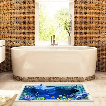 Non-slip Twill 3D Underwater World Floor Wall Sticker Waterproof PVC DIY Bathroom Floor Stickers Home Decor Wallpaper Mura
Non-slip Twill 3D Underwater World Floor Wall Sticker Waterproof PVC DIY Bathroom Floor Stickers Home Decor Wallpaper Mura