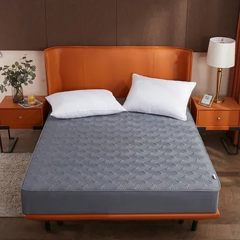 Breathable Mattress Protector with Elastic Band Anti Mites Embossed Fitted Sheet Thick Soft Pad Cover
Breathable Mattress Protector with Elastic Band Anti Mites Embossed Fitted Sheet Thick Soft Pad Cover