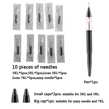 Professional Permanent Makeup Machine Pen with Needles Aluminium Alloy Microblading Manual Pen Kit for Embroidery Eyebrow Lip
Professional Permanent Makeup Machine Pen with Needles Aluminium Alloy Microblading Manual Pen Kit for Embroidery Eyebrow Lip