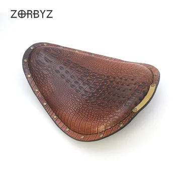 ZORBYZ Motorcycle Retro Brown Crocodile Artificial Leather Style Solo Seat Spring Bracket For Harley Chopper Bobber Custom 
ZORBYZ Motorcycle Retro Brown Crocodile Artificial Leather Style Solo Seat Spring Bracket For Harley Chopper Bobber Custom