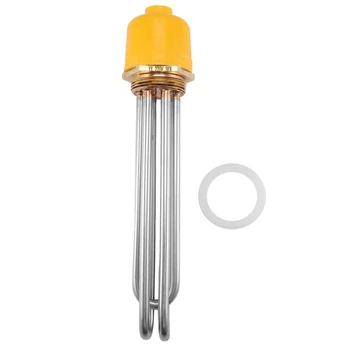 3KW Water Tank Boiler Heating Rod Explosion-Proof Electric Heating Tube Stainless Steel Heating Tube DN40 Electric Heating Tube 
3KW Water Tank Boiler Heating Rod Explosion-Proof Electric Heating Tube Stainless Steel Heating Tube DN40 Electric Heating Tube