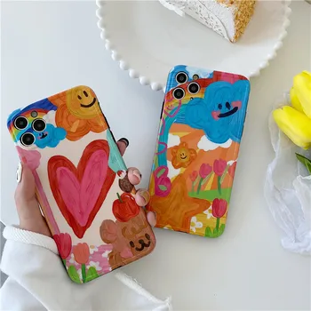 Ins Cute Cartoon Graffiti Oil Painting Phone Case For iPhone 11 Pro Max Xr X Xs Max 7 8 Puls SE 2020 Cases Soft Silicone Cover
Ins Cute Cartoon Graffiti Oil Painting Phone Case For iPhone 11 Pro Max Xr X Xs Max 7 8 Puls SE 2020 Cases Soft Silicone Cover