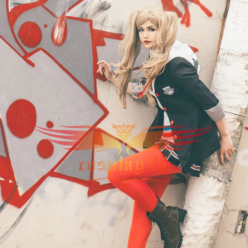Женская Черная куртка худи Persona 5 Anne Takamaki женская одежда модель Хэллоуин|cosplay