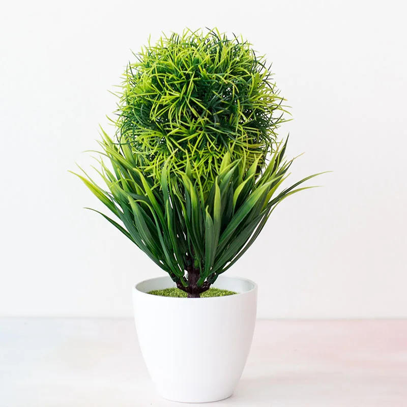 1 pcs Artificial Plants Bonsai Stimulation Grass Pot Plants Fake Flowers Home Decor new hot
1 pcs Artificial Plants Bonsai Stimulation Grass Pot Plants Fake Flowers Home Decor new hot