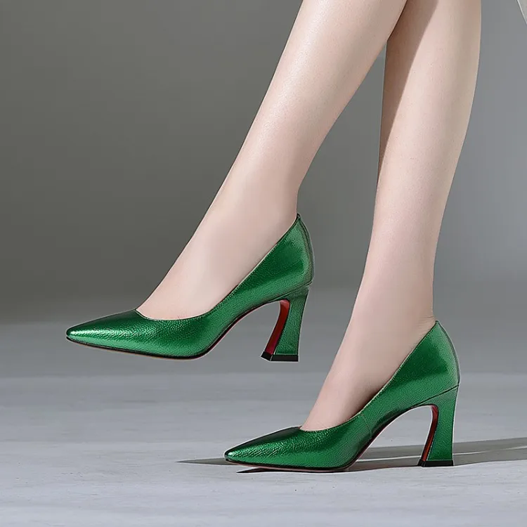 2018 Spring New Style Western Style Elegant Fashion Shallow Mouth Pointed-Toe Chunky High Heel Popular Caramel Career Shoes Wome
2018 Spring New Style Western Style Elegant Fashion Shallow Mouth Pointed-Toe Chunky High Heel Popular Caramel Career Shoes Wome