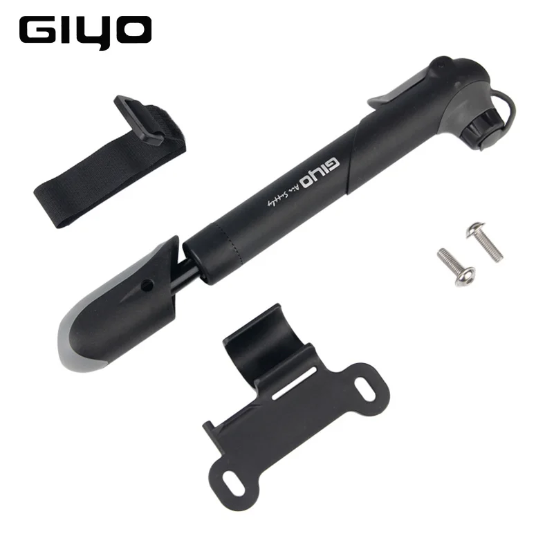 Giyo GP-04S Classic Portable Mini MTB Mountain Bike Bicycle Pump 120 psi High Pressure Cycling Hand Air Pump Ball Tire Inflator
Giyo GP-04S Classic Portable Mini MTB Mountain Bike Bicycle Pump 120 psi High Pressure Cycling Hand Air Pump Ball Tire Inflator