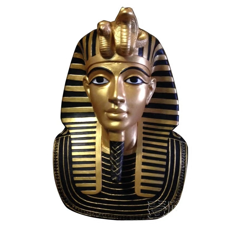 RESIN TUTANKHAMUN FIGURINES EGYPT PHARAOH BUST STATUE HOME DECOR CREATIVE CRAFTS SOUVENIR GIFTS R1306 | Дом и сад