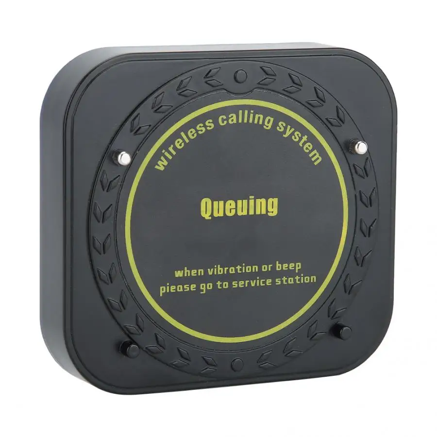 10 pcs/Pack Vibration Sound Light Prompts Paging Queue System Receiver for SU-669-S Model Pagers
10 pcs/Pack Vibration Sound Light Prompts Paging Queue System Receiver for SU-669-S Model Pagers