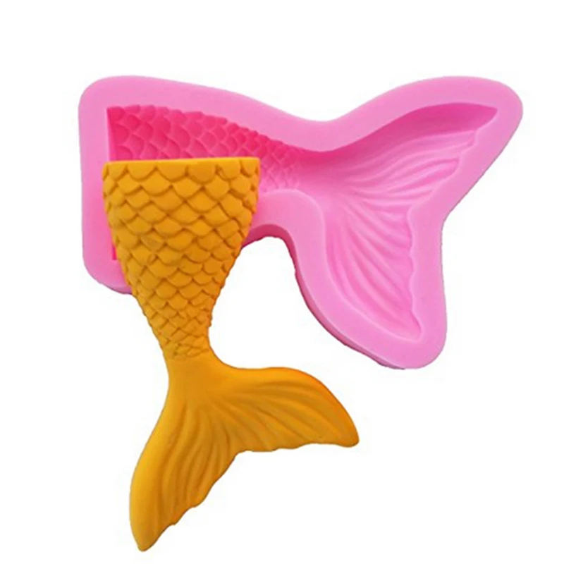 Силиконовые 3D формы хвост русалки форма для ракушек морских звезд мыла