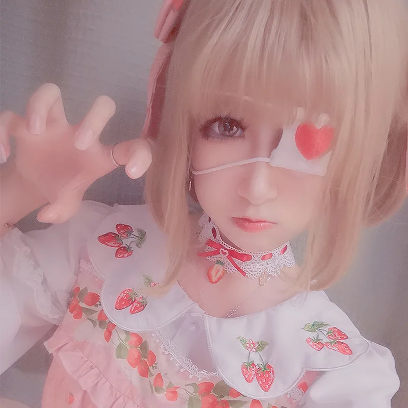 Anime Cosplay Eye Mask Lolita Girls Cute Japanese Costume Accessories Kawaii Lace Blindfold 
Anime Cosplay Eye Mask Lolita Girls Cute Japanese Costume Accessories Kawaii Lace Blindfold