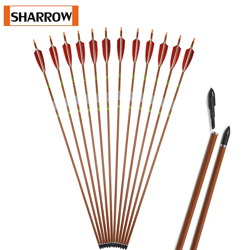 6/12PC Spine 400 Archery Pure Carton Arrows Shield Turkey Feather Target Points For Outdoor Hunting Shooting Accessories
6/12PC Spine 400 Archery Pure Carton Arrows Shield Turkey Feather Target Points For Outdoor Hunting Shooting Accessories