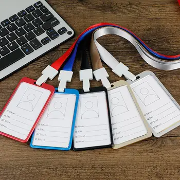 1PC Work Card Holders With Rope Aluminium Alloy Card Holder Employee Name ID Card Cover Metal Work Certificate Identity Badge
1PC Work Card Holders With Rope Aluminium Alloy Card Holder Employee Name ID Card Cover Metal Work Certificate Identity Badge