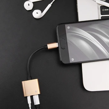 Hot 3C-2 in1 Type-C to 3.5mm Headphone Jack Adaptor/Connector Charger, Earphone Aux Audio & Charge Adaptor gold
Hot 3C-2 in1 Type-C to 3.5mm Headphone Jack Adaptor/Connector Charger, Earphone Aux Audio & Charge Adaptor gold