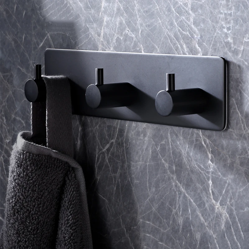 Stainless Steel Wall Hook Self Adhesive Waterproof Hats Key Holder Towel Hooks Clothes Rack Hooks For Hanging Bathroom Organizer
Stainless Steel Wall Hook Self Adhesive Waterproof Hats Key Holder Towel Hooks Clothes Rack Hooks For Hanging Bathroom Organizer