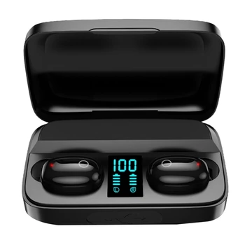 TWS Bluetooth Press Headphone In-Ear HiFi Surround Stereo 5.0 with Digital Display Wireless Wireless Earbuds
TWS Bluetooth Press Headphone In-Ear HiFi Surround Stereo 5.0 with Digital Display Wireless Wireless Earbuds
