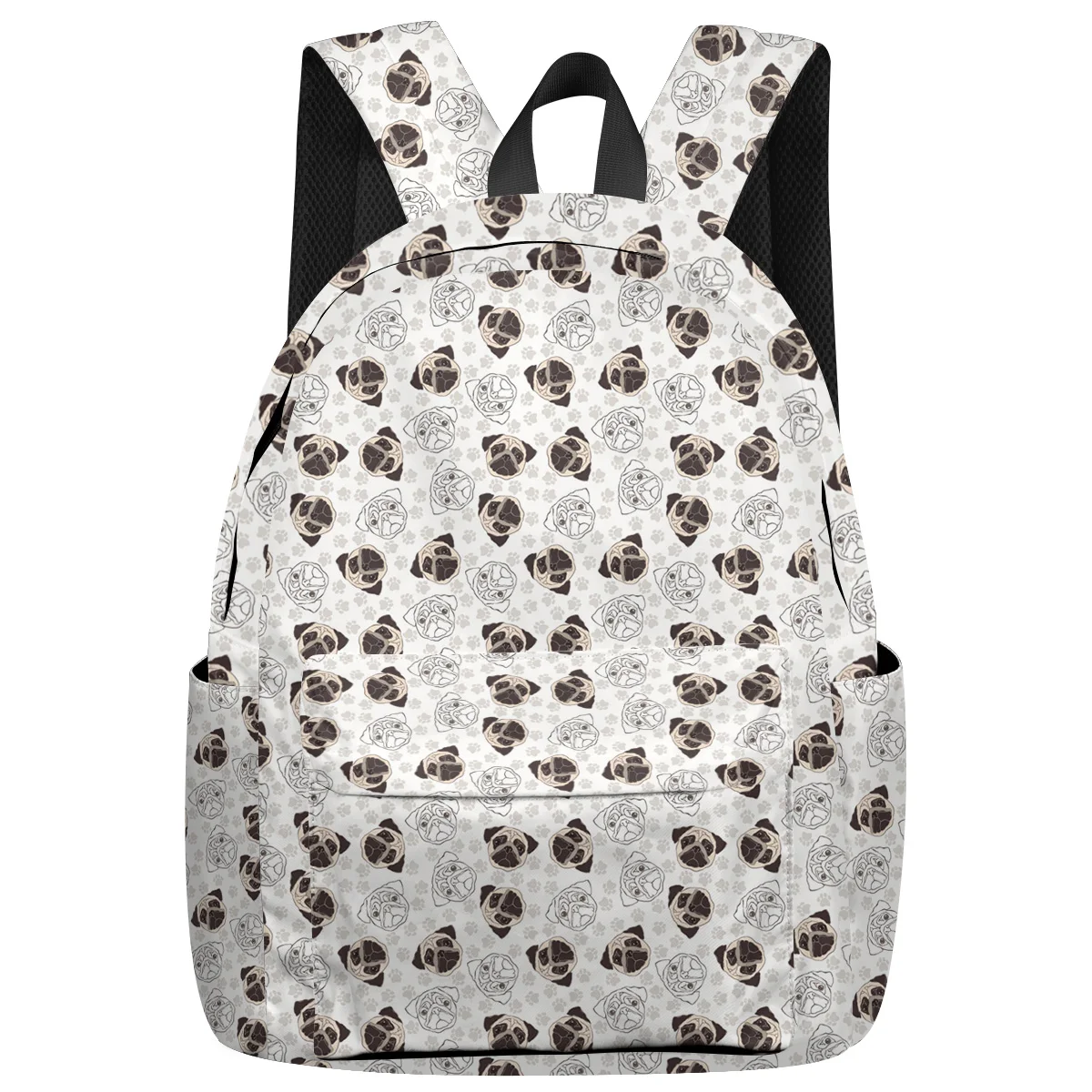WHEREISART Pug Backpacks Senior High School Student Soft And Comfortable Scratch Resistant Computer Backpack Laptop Backpacks
WHEREISART Pug Backpacks Senior High School Student Soft And Comfortable Scratch Resistant Computer Backpack Laptop Backpacks