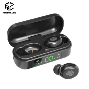 Robotcube Bluetooth Wireless Earphones Headphones Earbuds TWS Touch Control Sport Headset Noise Cancel Earphone Headphone
Robotcube Bluetooth Wireless Earphones Headphones Earbuds TWS Touch Control Sport Headset Noise Cancel Earphone Headphone