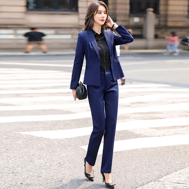 Large size S-4XL high quality professional pants suit two-piece 2020 new autumn ladies office jackets Slim trousers overalls
Large size S-4XL high quality professional pants suit two-piece 2020 new autumn ladies office jackets Slim trousers overalls