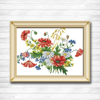 The flowers are in full bloom Painting dmc 14CT 11CT counted cross stitch Needlework Set Embroidery kits chinese cross stitch
The flowers are in full bloom Painting dmc 14CT 11CT counted cross stitch Needlework Set Embroidery kits chinese cross stitch