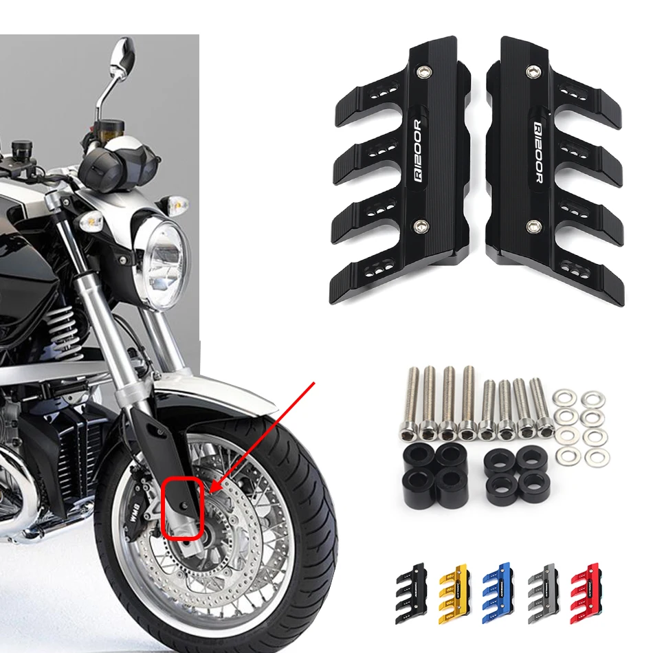 

For BMW R1200R R 1200R Motorcycle CNC Accessories Mudguard Side Protection Block Front Fender Anti-Fall Slider