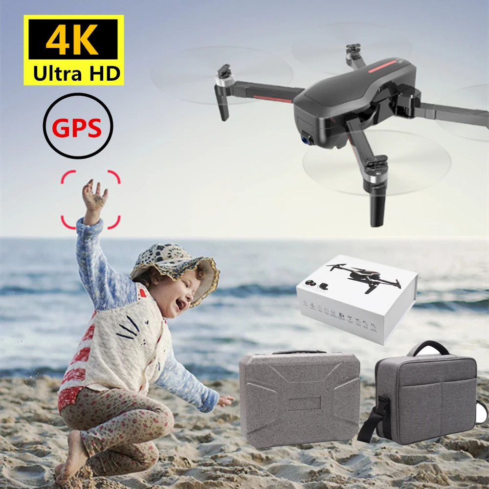 GPS Drone with 4K Wide Angle Camera Optical Flow Dron Brushless RC Quadcopter Long Battery Life Helicopter Toys VS F11 B4W SG906
GPS Drone with 4K Wide Angle Camera Optical Flow Dron Brushless RC Quadcopter Long Battery Life Helicopter Toys VS F11 B4W SG906