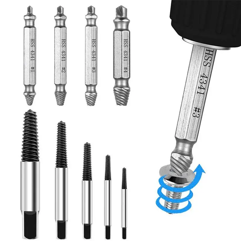 Screw Extractor Kit Set Damaged Screw Extractor And Remove Set Made Of High-Speed Steel Hss 4341,A1D02 2 Pack Of Stripped Screw
Screw Extractor Kit Set Damaged Screw Extractor And Remove Set Made Of High-Speed Steel Hss 4341,A1D02 2 Pack Of Stripped Screw