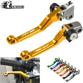 For SUZUKI RMZ450 RMZ 450 2005-2016 2011 2012 Motocross CNC Aluminum Dirt Bike Pit bike Pivot Handle Lever Brake Clutch Levers