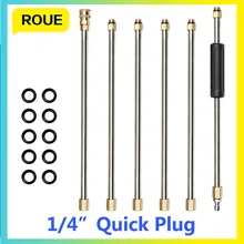 O-Ring Extension Wand Set Rod Car Wash Cleaning Pressure Washer Replacement Rod Power Washer Rod 1/4" Quick Plug Inch Thread
O-Ring Extension Wand Set Rod Car Wash Cleaning Pressure Washer Replacement Rod Power Washer Rod 1/4" Quick Plug Inch Thread