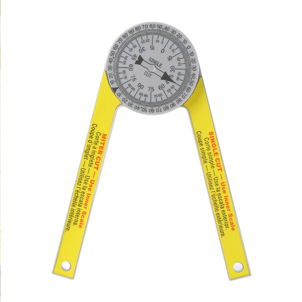 Miter Saw Protractor Engraved Dial Scale Angle Strong Portable Tool for Outdoor --M25
Miter Saw Protractor Engraved Dial Scale Angle Strong Portable Tool for Outdoor --M25