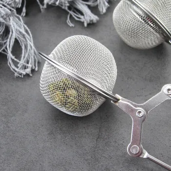 Tea Infuser Stainless Steel Sphere Mesh Tea Strainer Coffee Herb Spice Filter Diffuser Handle Tea Ball 
Tea Infuser Stainless Steel Sphere Mesh Tea Strainer Coffee Herb Spice Filter Diffuser Handle Tea Ball