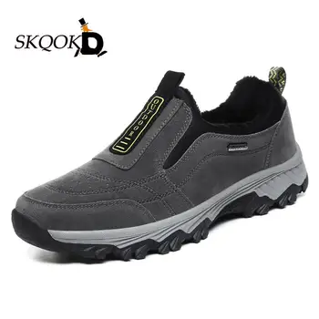 Winter Shoes Men Slip On Snow Shoes for Father Zapatillas Hombre Loafers Men Fur Shoes Comfortable Suede Leather Non-Slip Sole
Winter Shoes Men Slip On Snow Shoes for Father Zapatillas Hombre Loafers Men Fur Shoes Comfortable Suede Leather Non-Slip Sole