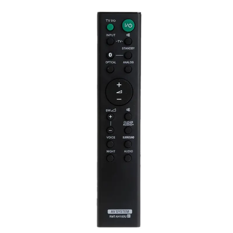 Remote Control RMT-AH100U Replace for sony System Soundbar Bluetooth AV HT-CT180 SA-CT180 Television Replacement
Remote Control RMT-AH100U Replace for sony System Soundbar Bluetooth AV HT-CT180 SA-CT180 Television Replacement