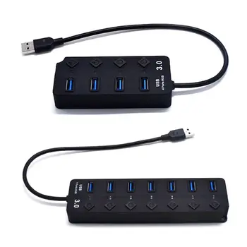 High Speed 4/7 USB Ports USB 3.0 Hub Expander Splitter Power Adapter for MacBook PC Computer Laptop Charger Accessories
High Speed 4/7 USB Ports USB 3.0 Hub Expander Splitter Power Adapter for MacBook PC Computer Laptop Charger Accessories