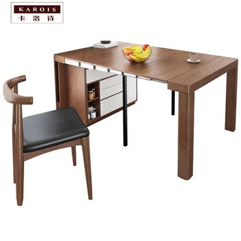 karoisDining room furniture multifunctional telescopic folding dining table and chair combination is simple
karoisDining room furniture multifunctional telescopic folding dining table and chair combination is simple