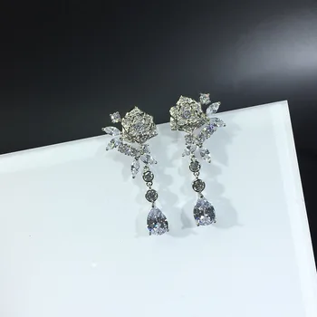 Hot brand 925 sterling silver earrings fashion party wild personality ladies travel photography proposal wedding earrin
Hot brand 925 sterling silver earrings fashion party wild personality ladies travel photography proposal wedding earrin