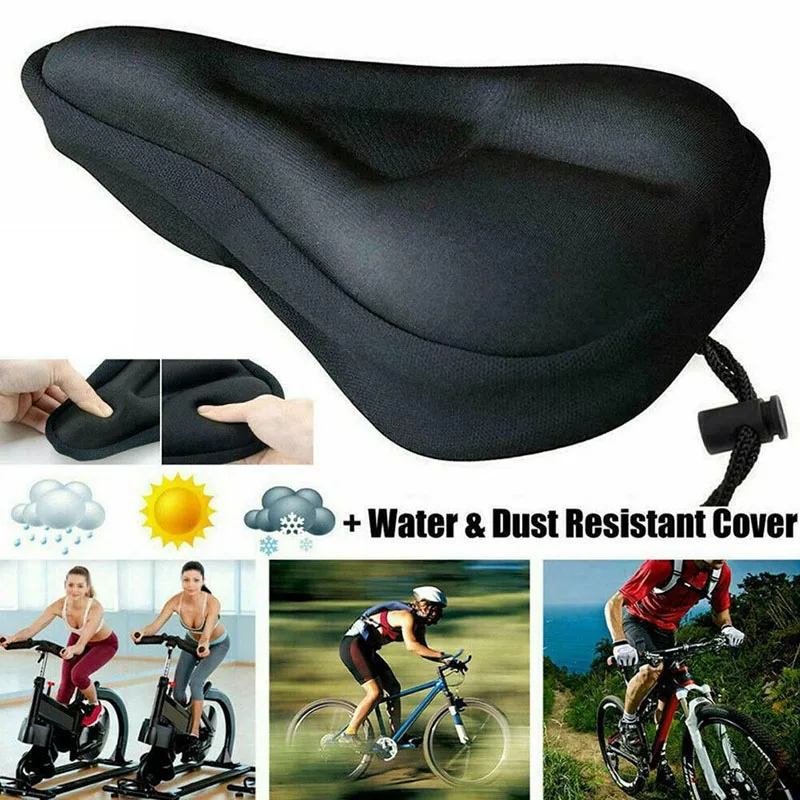 Silicone Bicycle Seat Cushion Extra Soft Bicycle MTB Saddle Cushion Seat Cover Pad Durable Comfortable BHD2
Silicone Bicycle Seat Cushion Extra Soft Bicycle MTB Saddle Cushion Seat Cover Pad Durable Comfortable BHD2